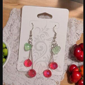Cherry earrings
